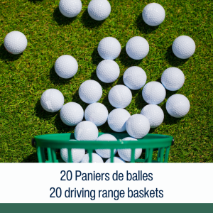 20 paniers de balles