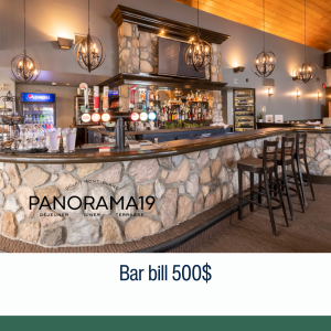 500 $ Bar bill