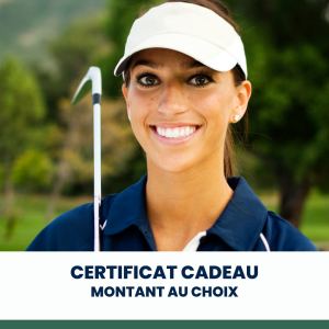 Carte cadeau virtuelle pour le Golf montant au choix