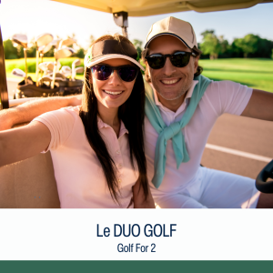 Golf en cadeau: Golf et Voiturette pour 2 personnes en tout temps 2026