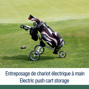 Entreposage chariot électrique à main